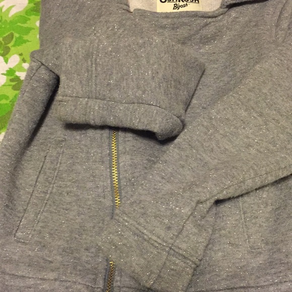 LG sz4 asymmetrical zip sparkle jacket - Picture 3 of 7